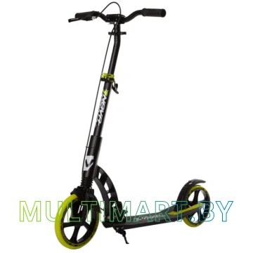 Самокат Novatrack Deft Pro Brake 230BFS.DEFT.BLM21 (лимонный/черный, 2021)